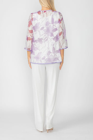 Purple Blossom Burnout Jacket